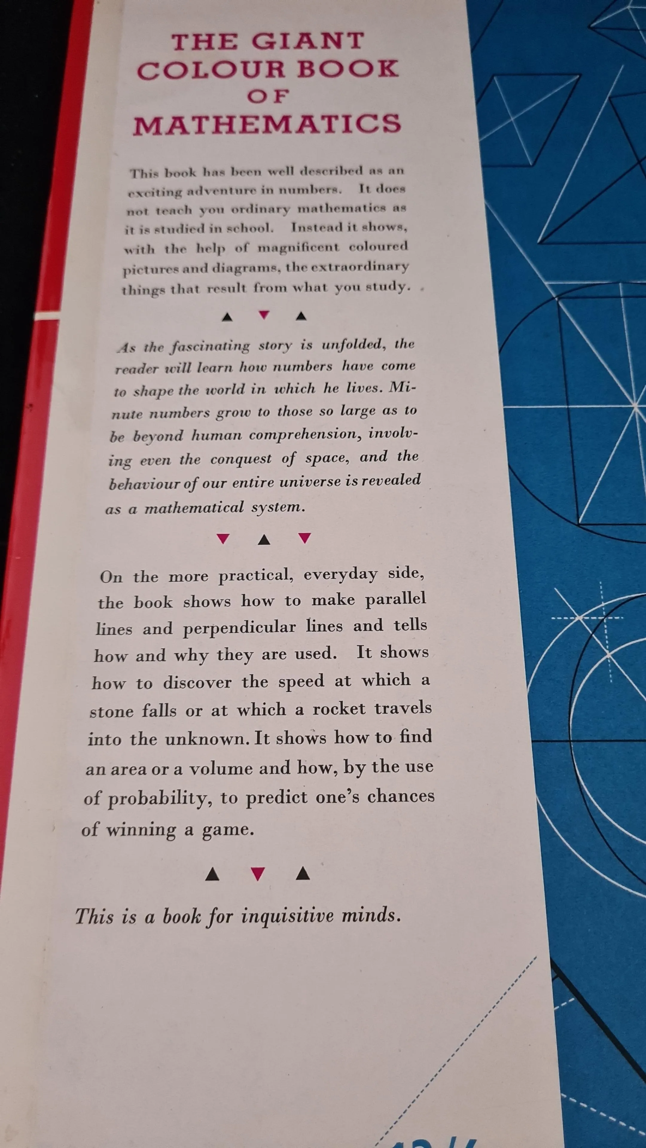 Irving Adler - The Giant Colour Book of Mathematics, Paul Hamlyn, 1960