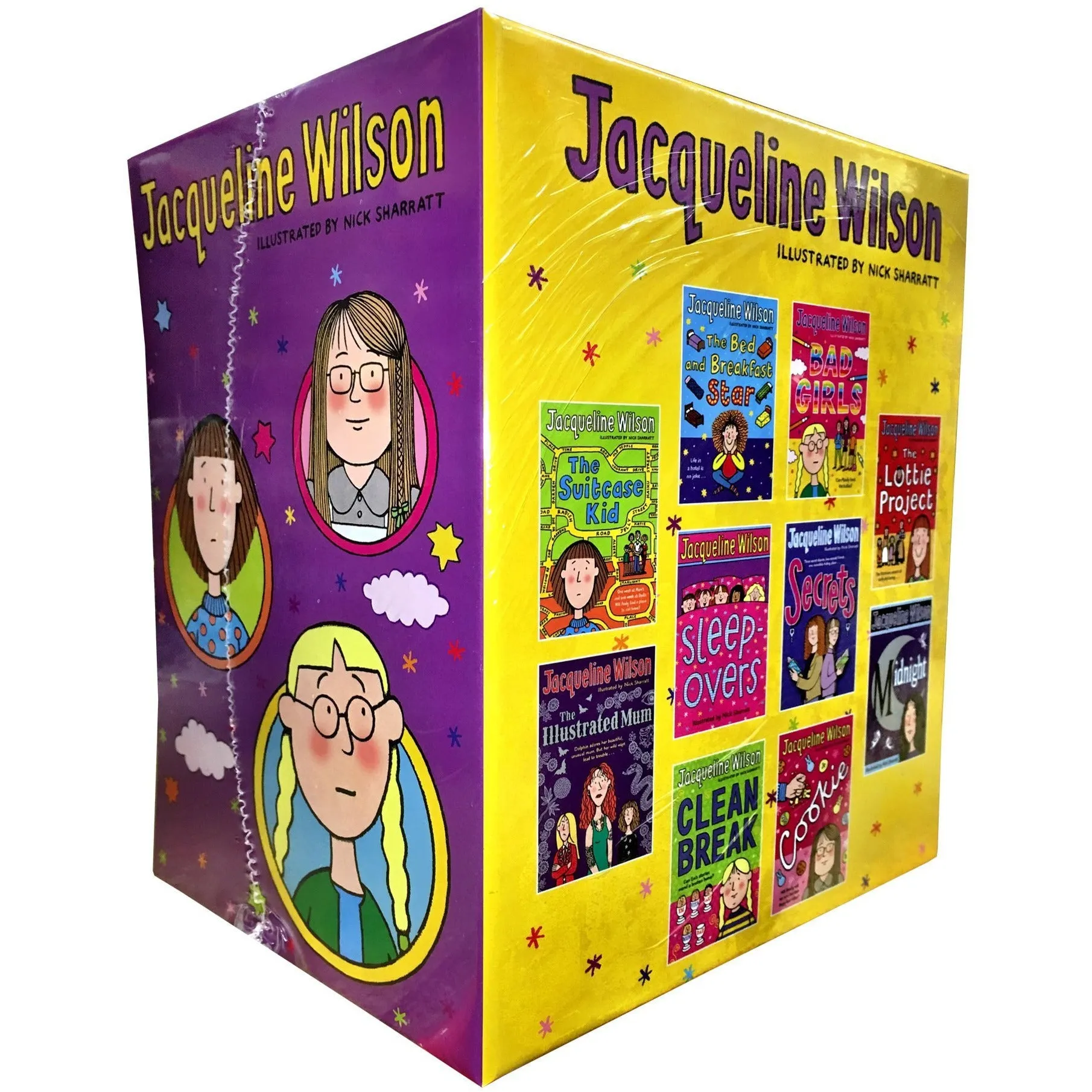 Jacqueline Wilson 10 books Bundle collection Set Pack (The Story Of Tracy Beaker, Starring Tracy Beaker)
