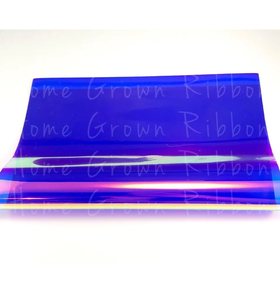Jelly Holographic Waterproof Sheets - Purple - Green - Blue - Light Blue