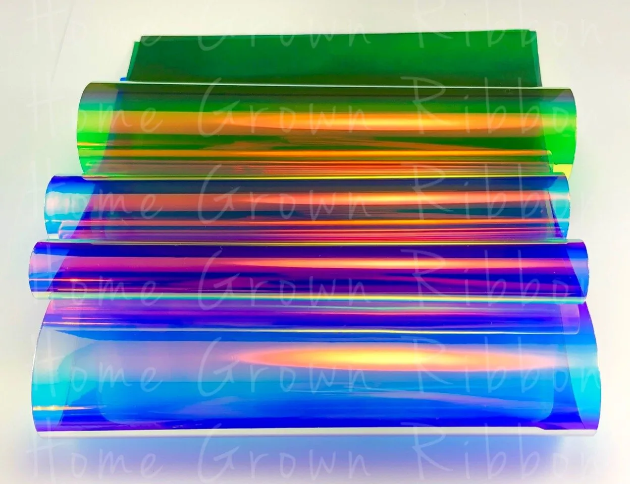 Jelly Holographic Waterproof Sheets - Purple - Green - Blue - Light Blue