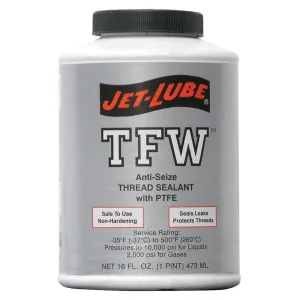 Jet-Lube TFW Multi-Purpose Thread Sealants