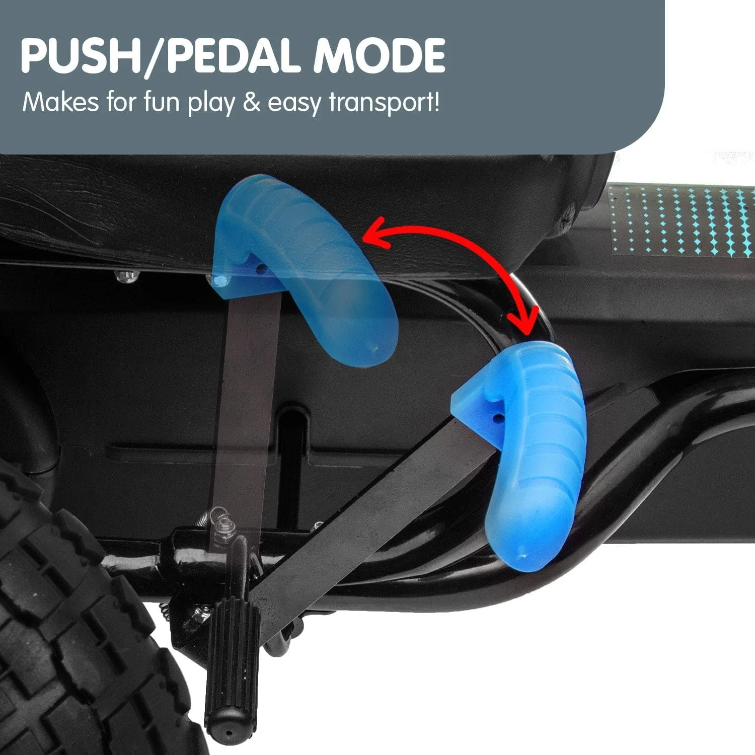 Kahuna G18 Kids Ride On Pedal Go Kart - Blue - Online Only - Free Shipping!