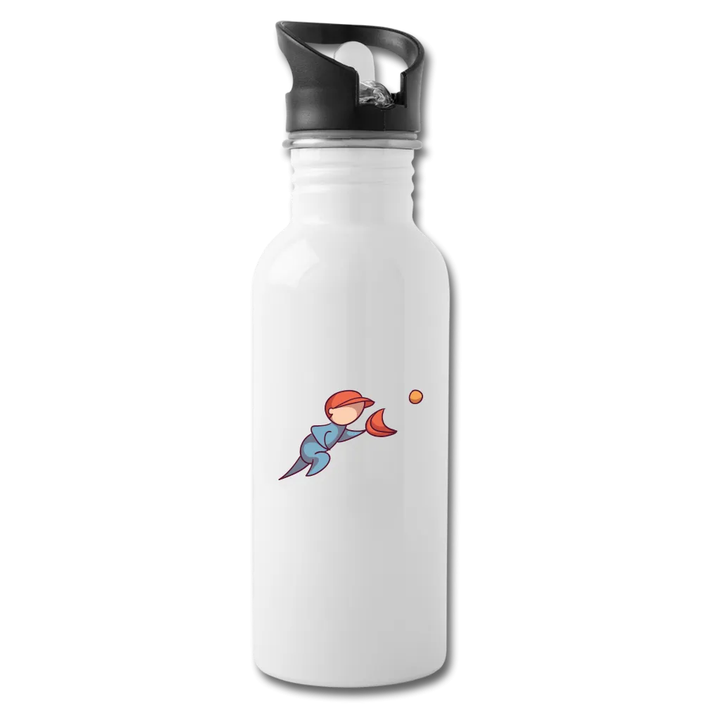 Kid Playing Baseball Water Bottle
