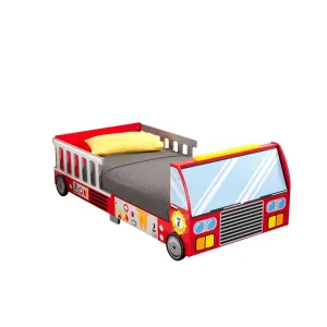 KidKraft Fire Truck Toddler Bed