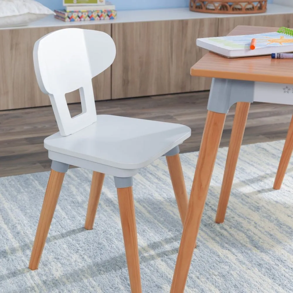 KidKraft Mid-Century Kid Table and 4 Chairs Set