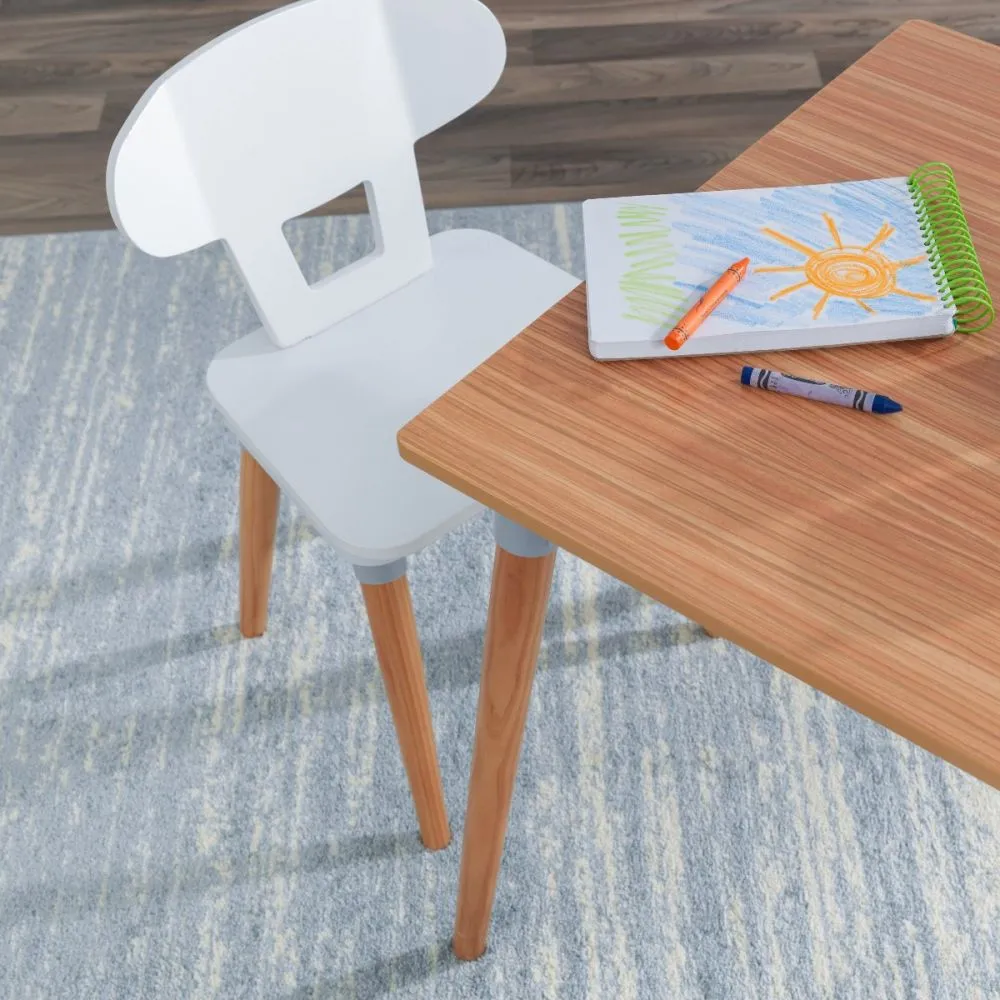 KidKraft Mid-Century Kid Table and 4 Chairs Set