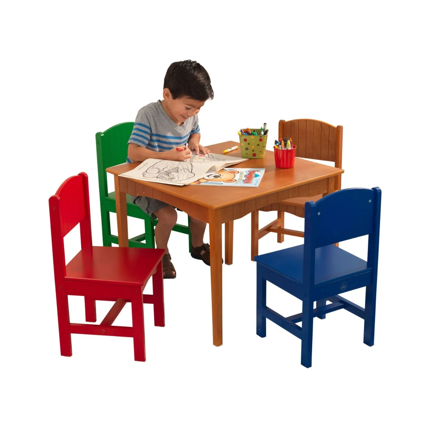 KidKraft Nantucket Table & 4 Chair Set - Primary