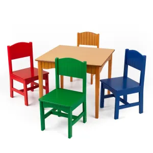 KidKraft Nantucket Table & 4 Chair Set - Primary