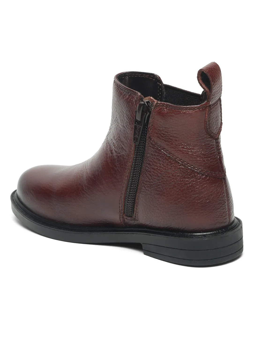 Kids' Leather Chelsea Boots