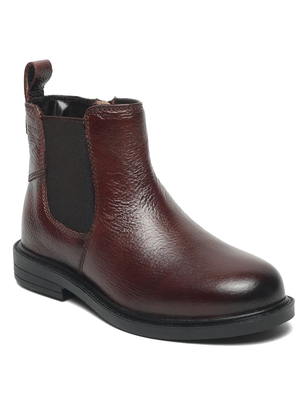 Kids' Leather Chelsea Boots