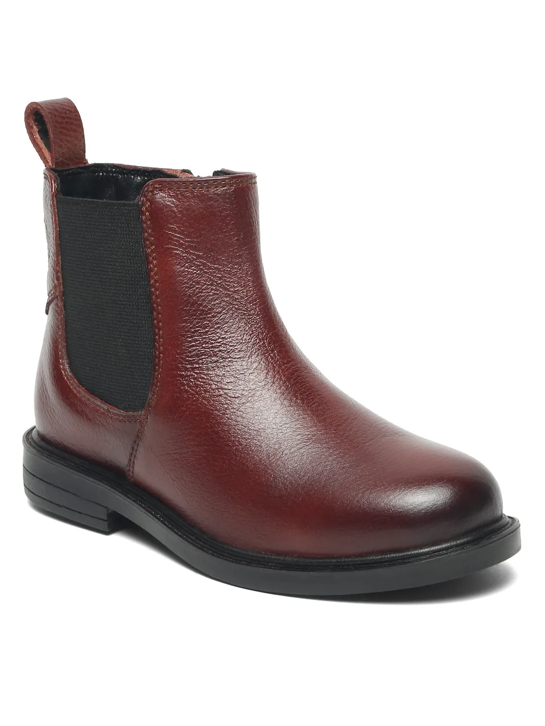 Kids' Leather Chelsea Boots