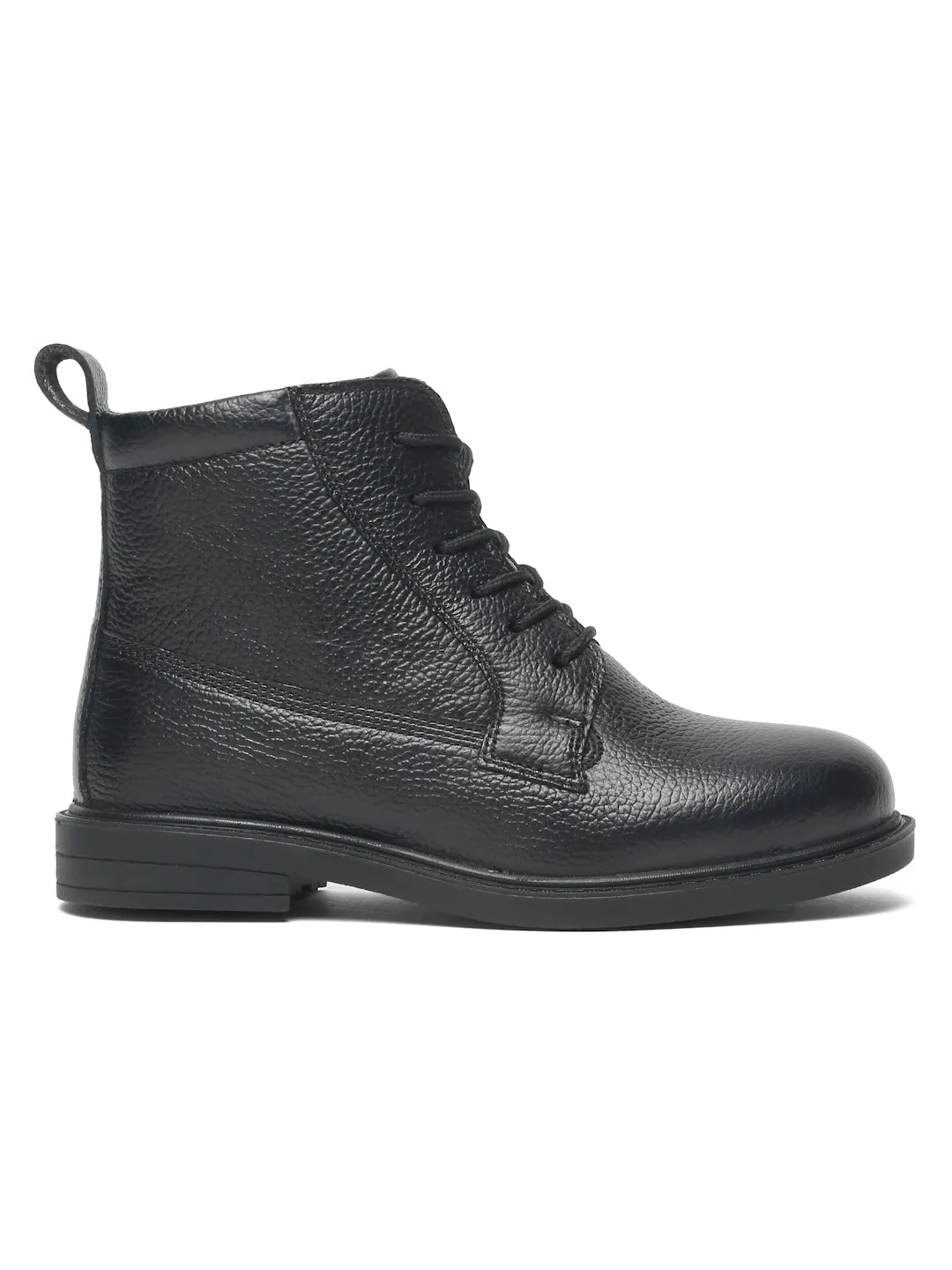 Kids’ Leather Lace-up Boots