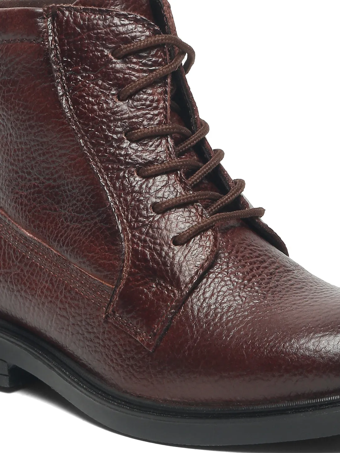 Kids’ Leather Lace-up Boots