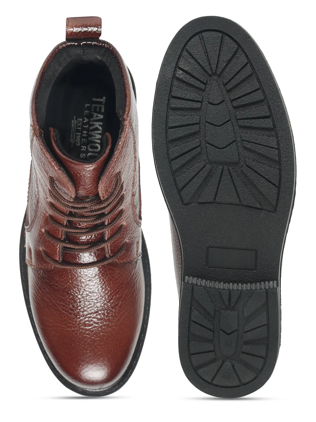 Kids’ Leather Lace-up Boots