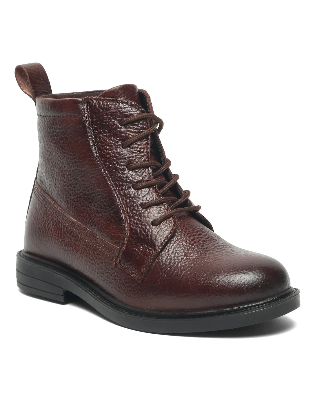 Kids’ Leather Lace-up Boots