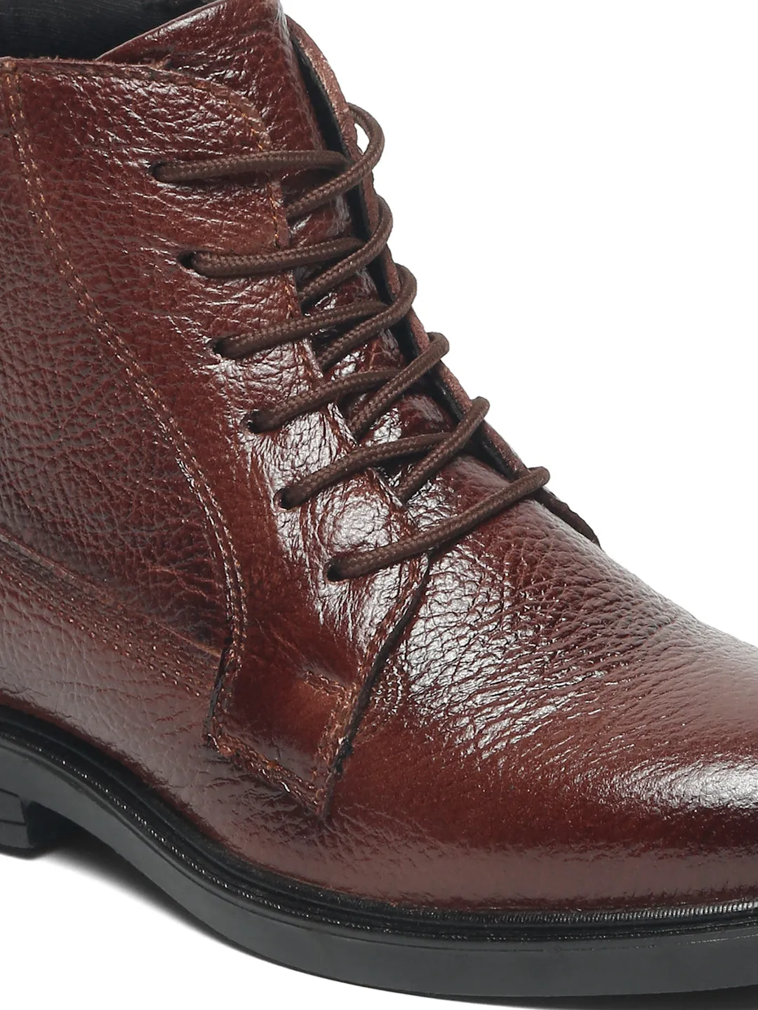 Kids’ Leather Lace-up Boots