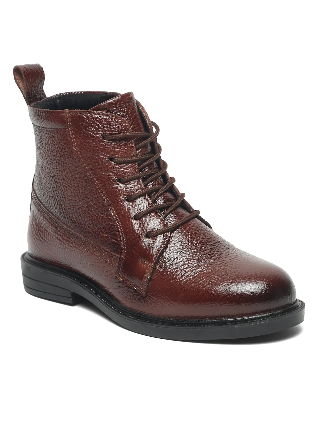 Kids’ Leather Lace-up Boots