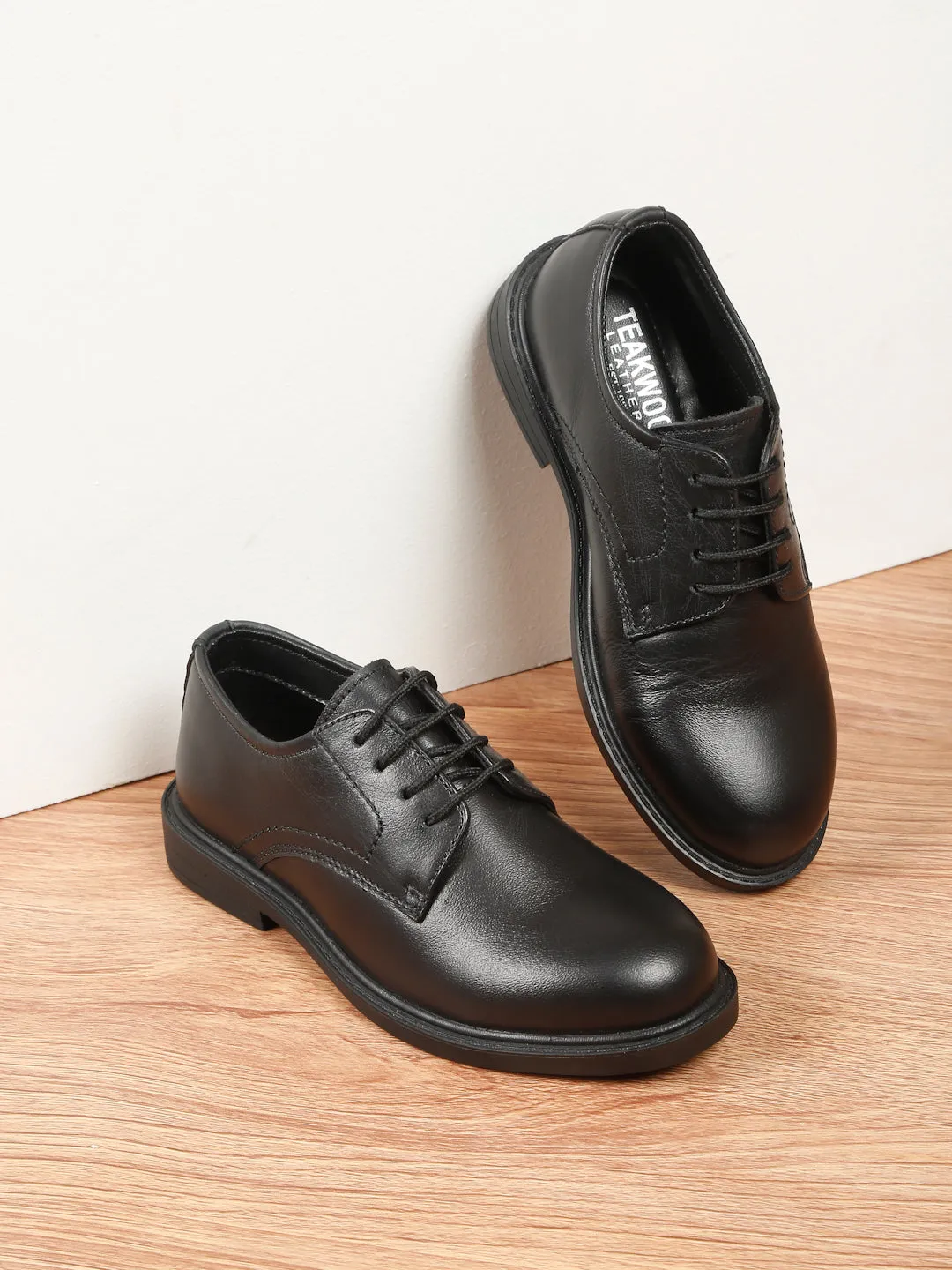 Kids’  Leather Oxford Formal Shoes