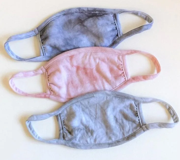 Kids Size Tie Dye Face Cover (3 Colors)