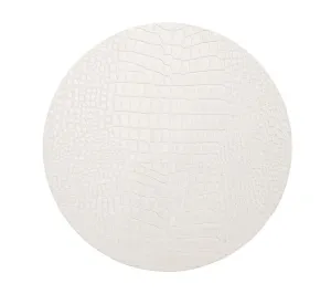 Kim Seybert Croco Placemat- White