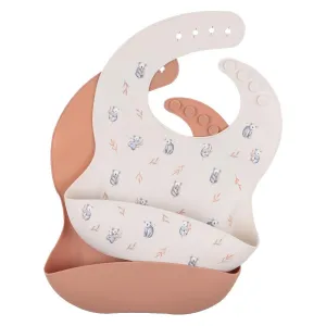 Koala 2 Pack Silicone Bibs