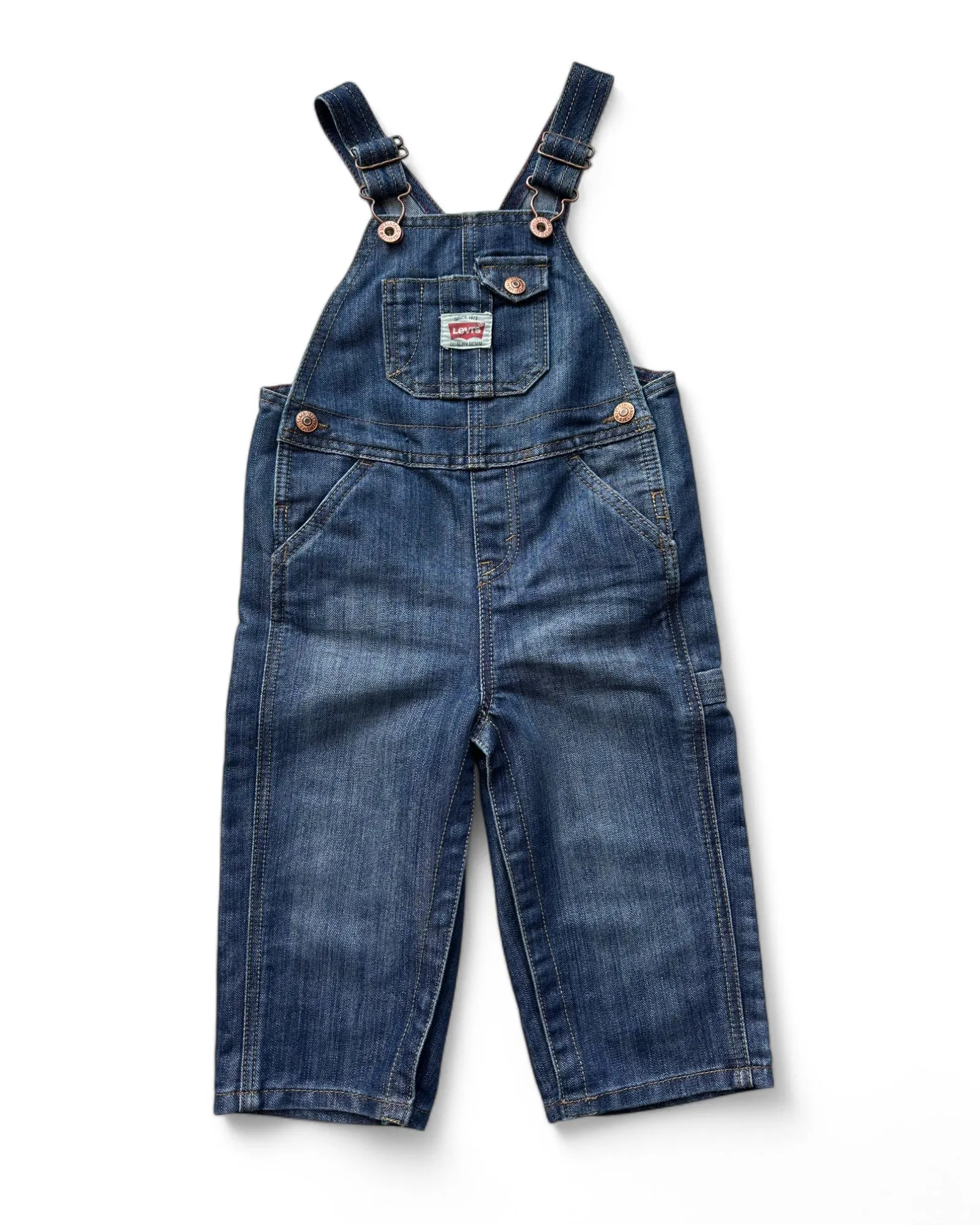 Levi's denim toddler carpenter dungarees