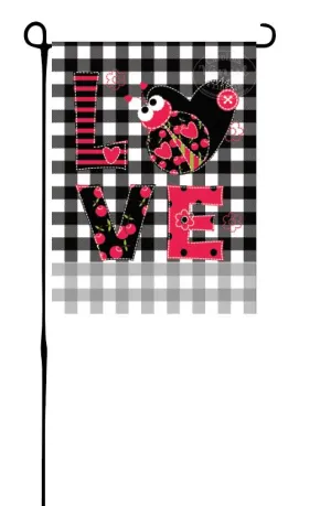LOVE Bug Garden Flag