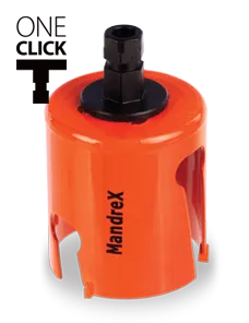 MandreX MHMQ0059B SuperXcut Multi Purpose TCT 59mm Hole Saw c/w Adapter