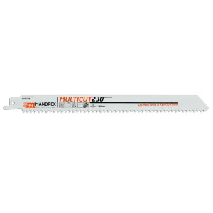 Mandrex MRM17B MULTICUT Reciprocating/Sabre Saw Blade - 230mm - Demolition (2 Pack)