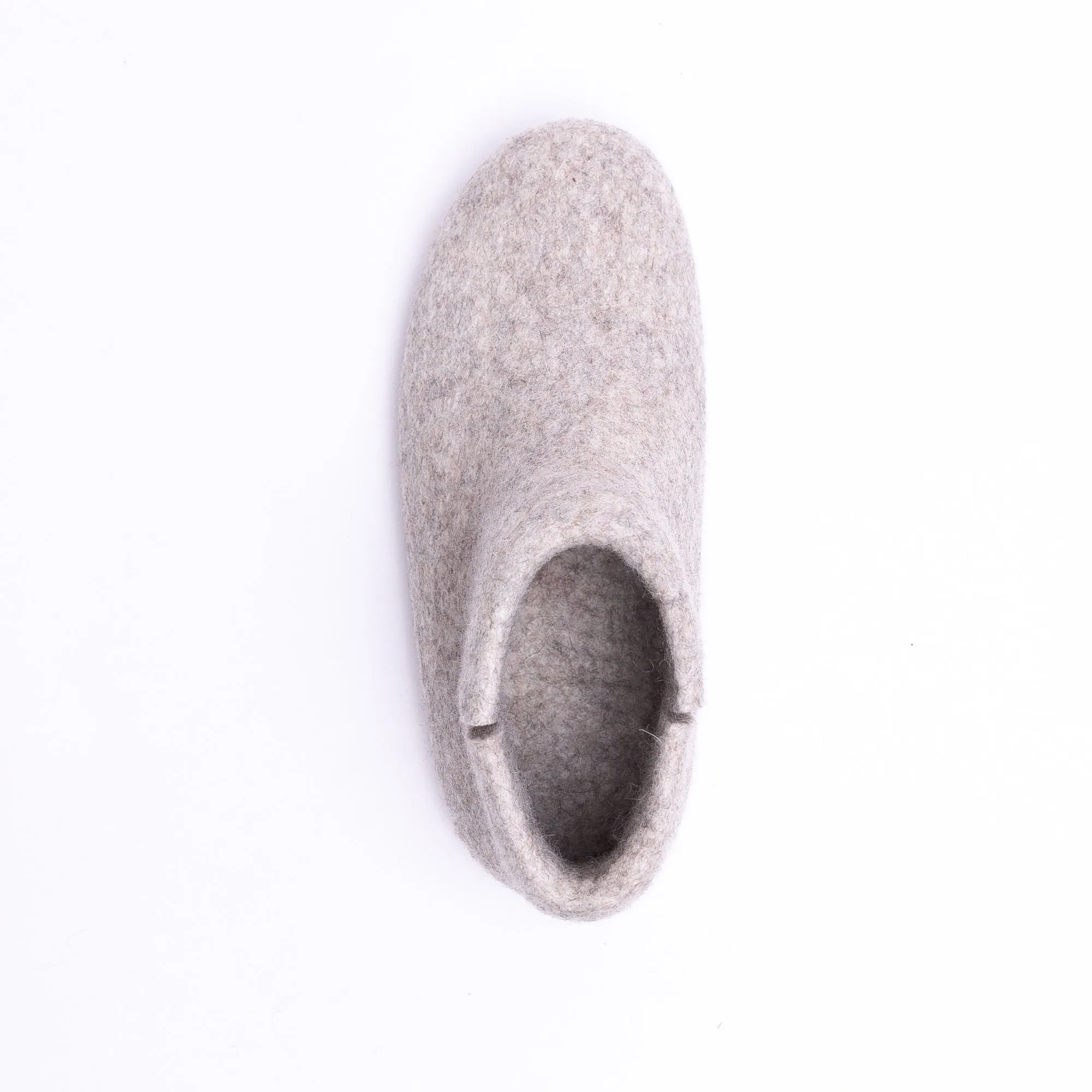Marbled Tan Wool Felt Boot for Men & Women