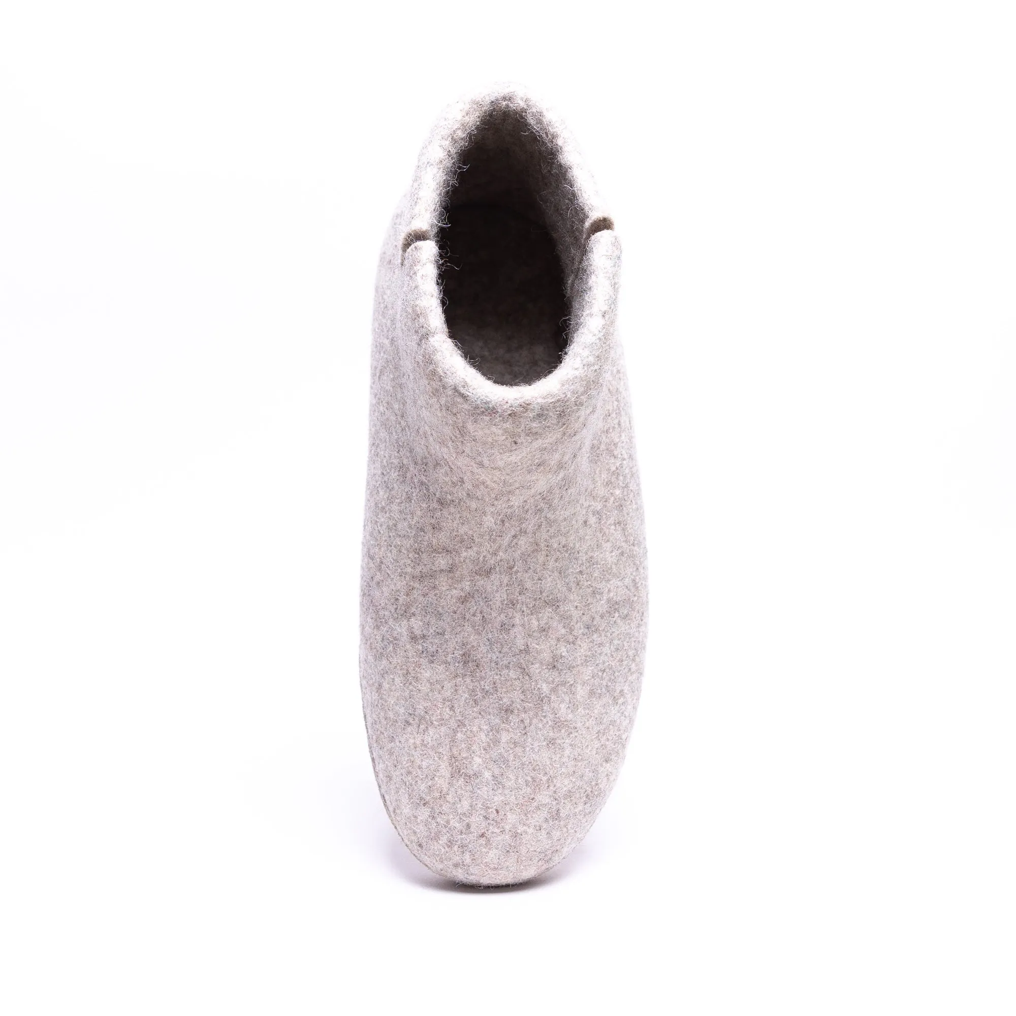Marbled Tan Wool Felt Boot for Men & Women