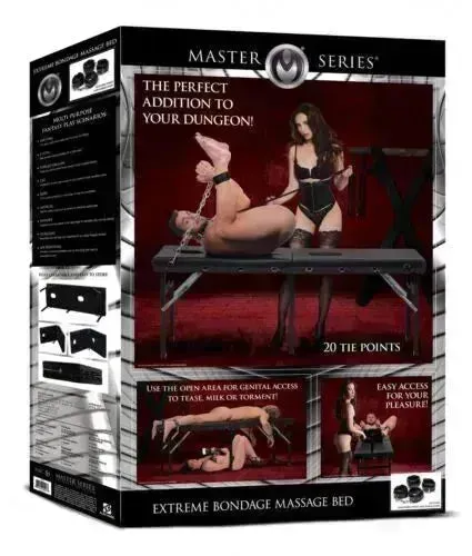 Master Series Bondage Massage Bed