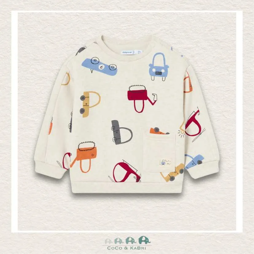 Mayoral Baby Boy Car Sweatshirt