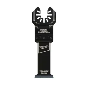 Milwaukee 49-25-1203 OPEN-LOK 1-1/4" TITANIUM CHARGED Bi-Metal Multi-Material Multi-Tool Blade