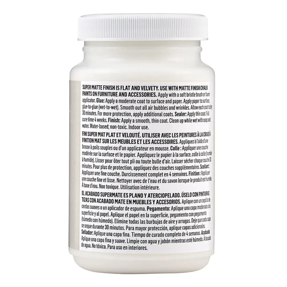 Mod Podge Super Matte Glue Sealer Finish Quick Drying Clear - 8 fl oz