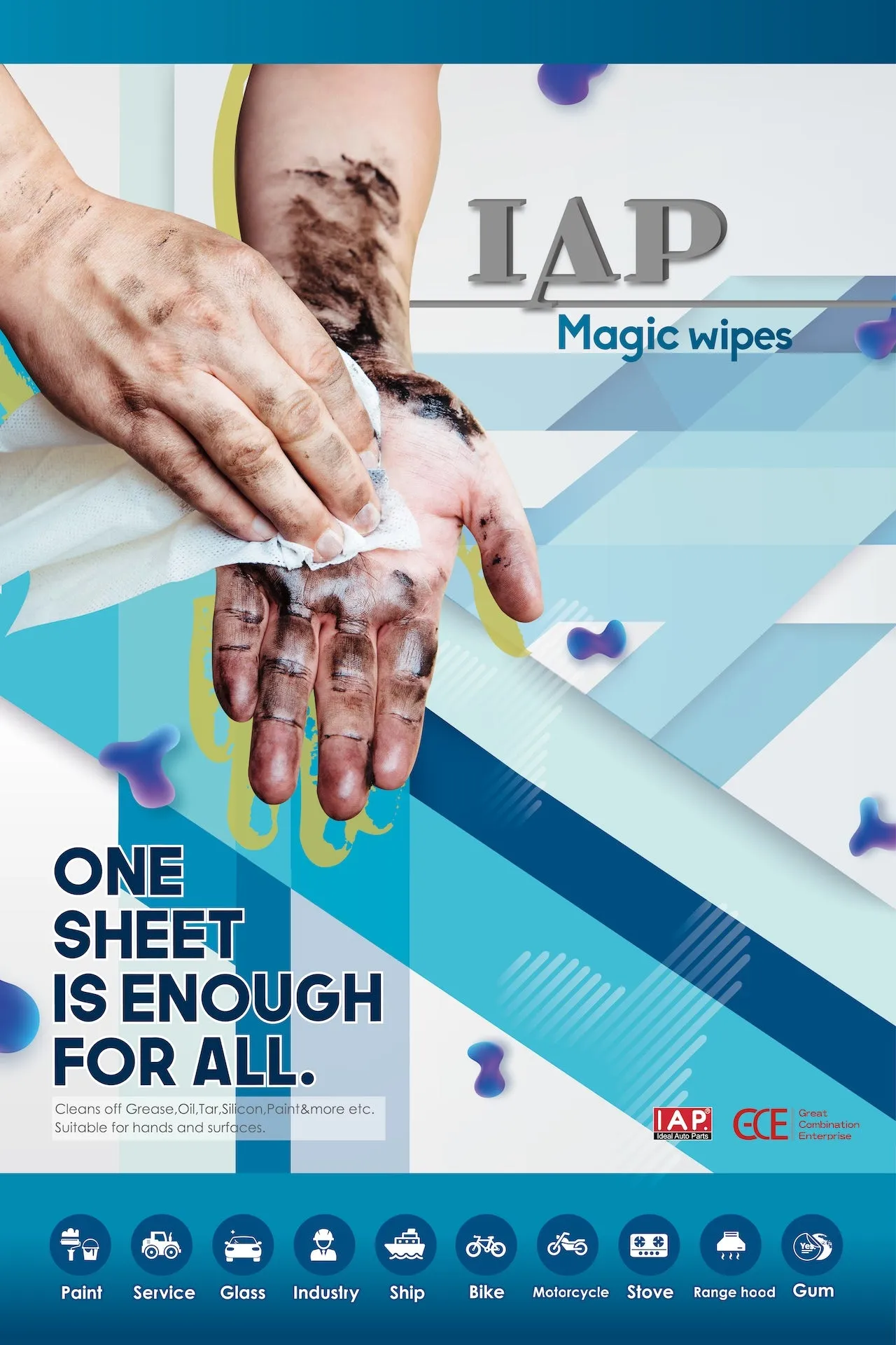 Multi Purpose Hand Wipes ( Heavy Duty)