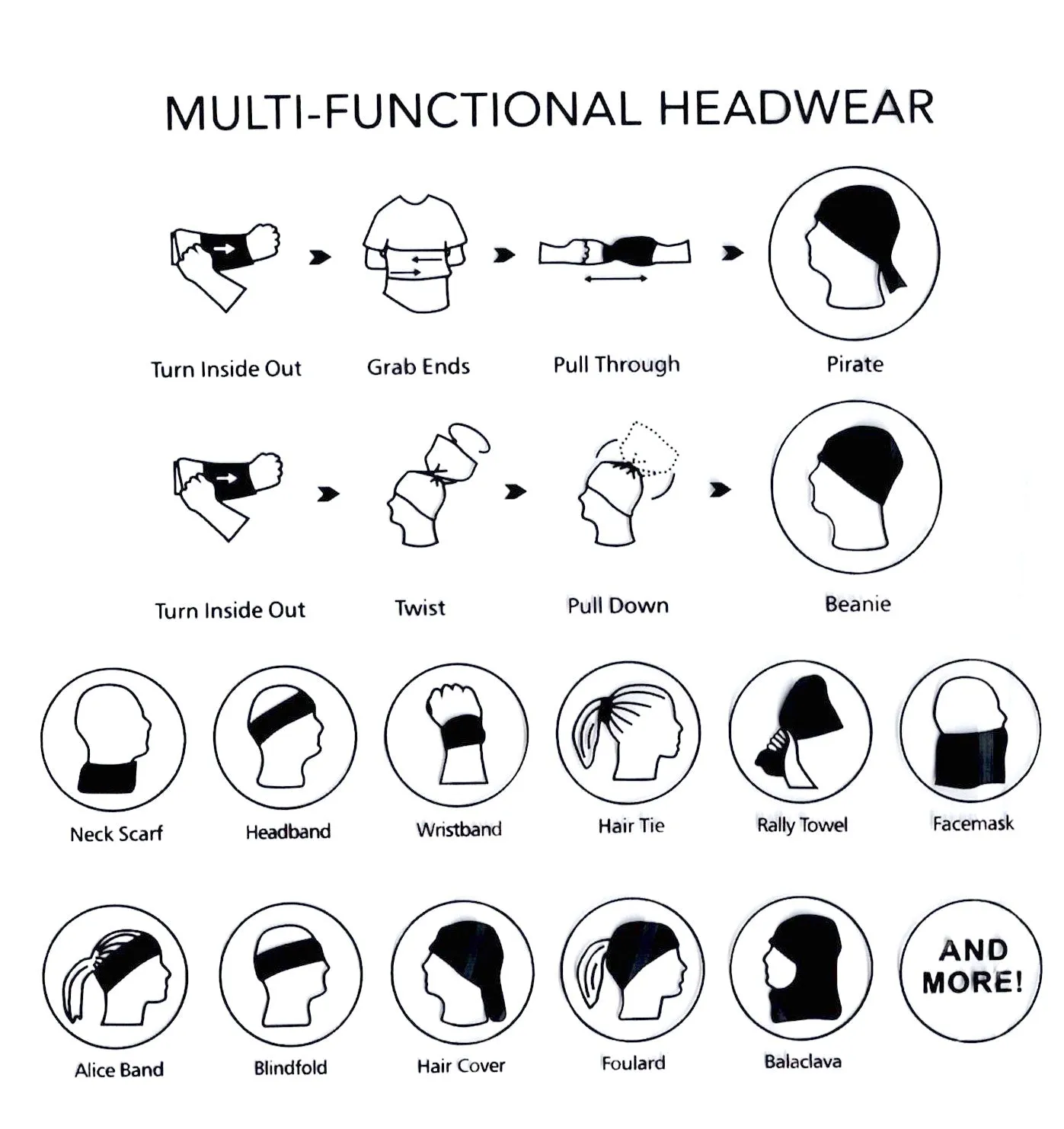Multi-Purpose Headwear - Lime Surprise