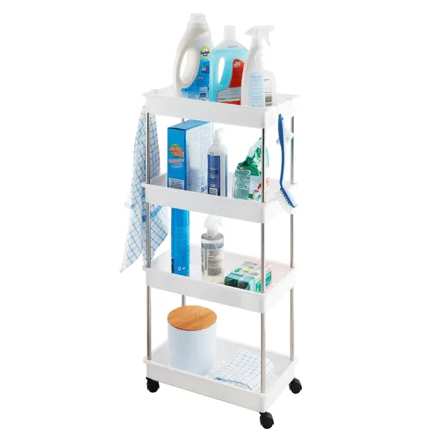 Multi Purpose Rectangular Rack Organizer 42X15cm White