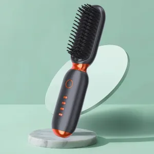 Multi Purpose Smoothing Ceramic Hair Straightener Brush