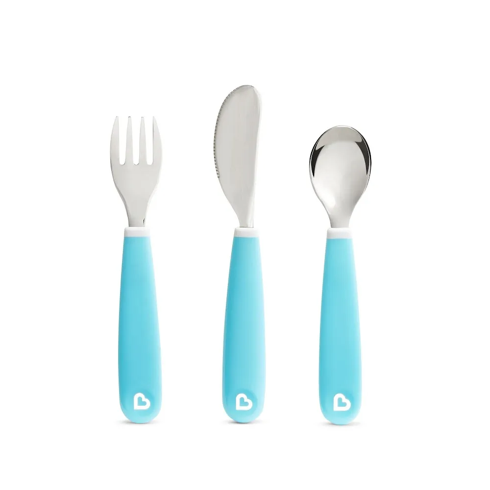 Munchkin Splash Toddler Fork, Knife & Spoon Set