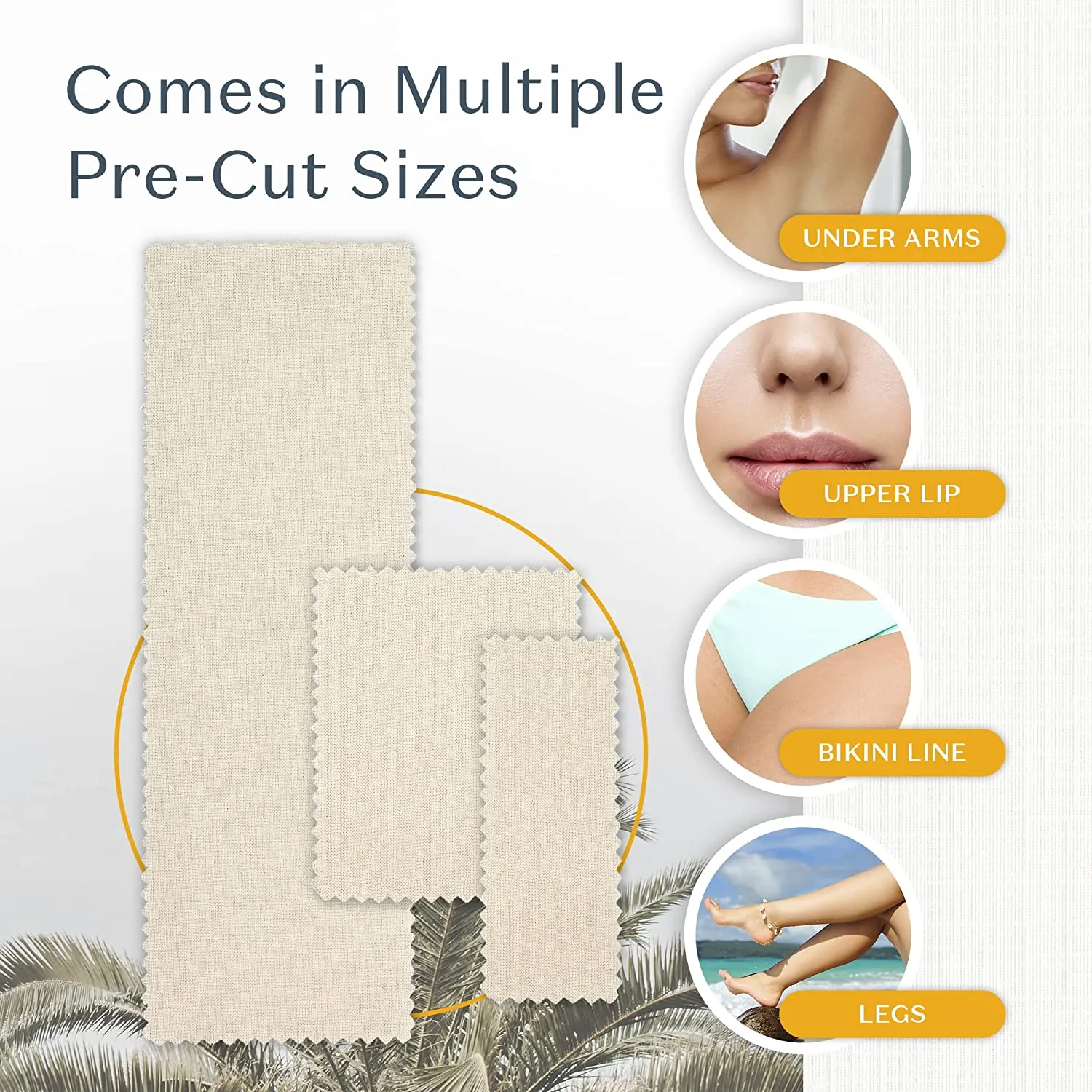 Muslin Cotton Sugaring Strips