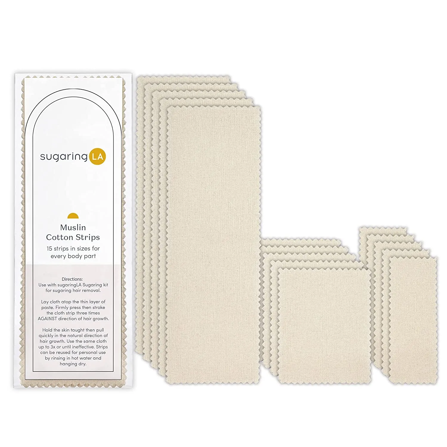 Muslin Cotton Sugaring Strips