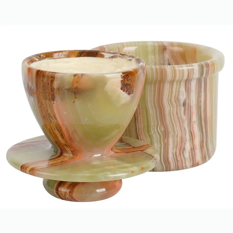 Natural Marble Butter Dish - Butter Crock