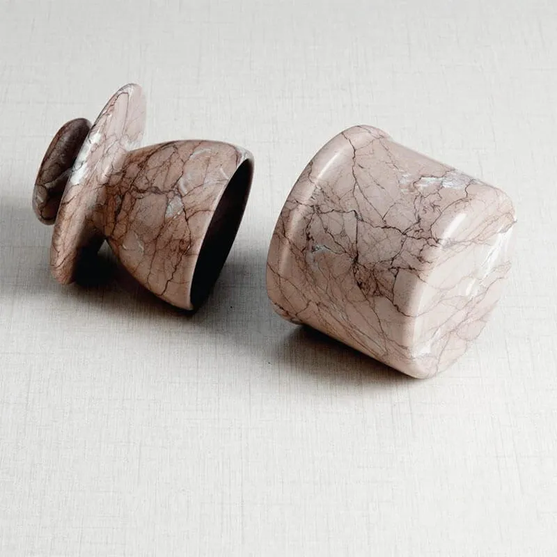 Natural Marble Butter Dish - Butter Crock