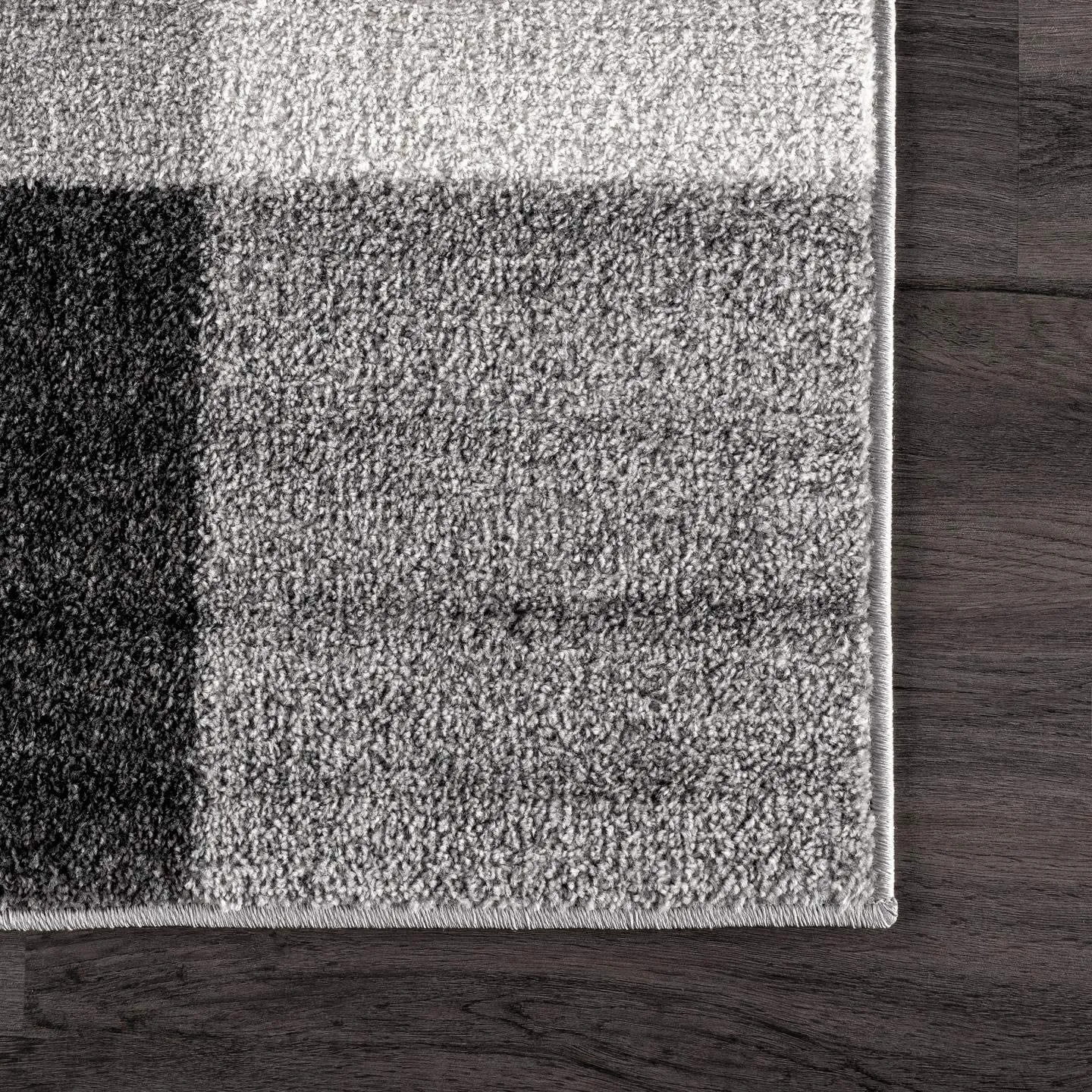 New nuLOOM Buffalo Plaid Area Rug, 3' x 5', Grey! Designed with resilience against everyday wear-and-tear, this rug is kid and pet friendly and perfect for high traffic areas