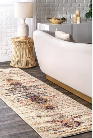New nuLOOM Sarita Distressed Persian Runner Rug, 2' 6" x 6', Sand