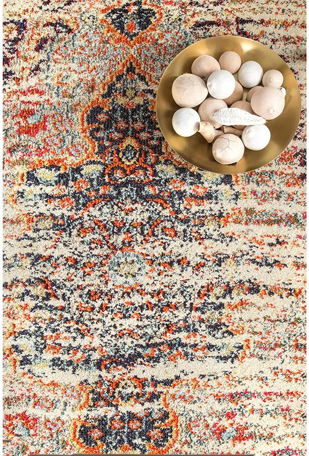 New nuLOOM Sarita Distressed Persian Runner Rug, 2' 6" x 6', Sand