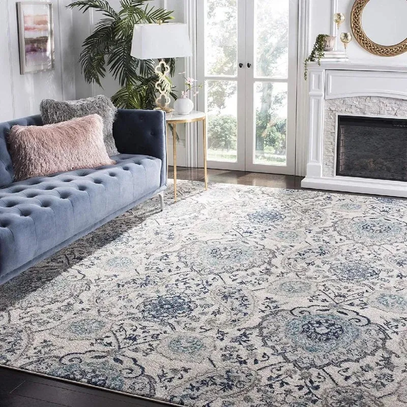 New Stunning Large 8 Ft x 10 Ft Floral Medallion Area Rug! Vivid Colours, stain & fade resistant, Made in Turkey! Retails $550 