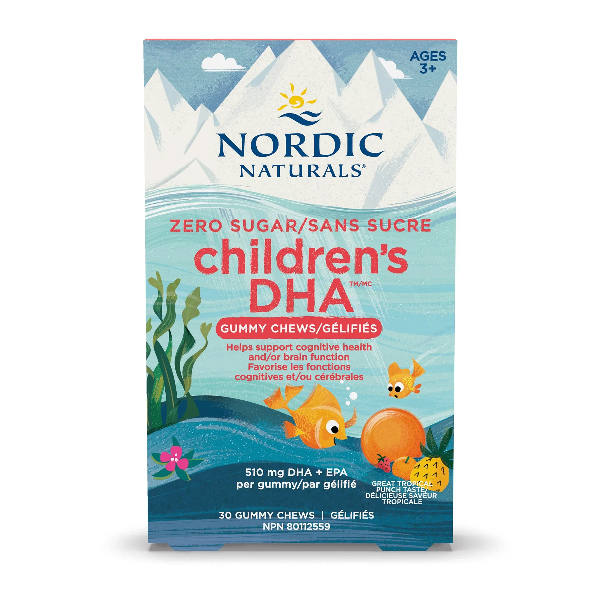 Nordic Naturals Children's DHA Gummies - Tropical Punch (30 Gummies)