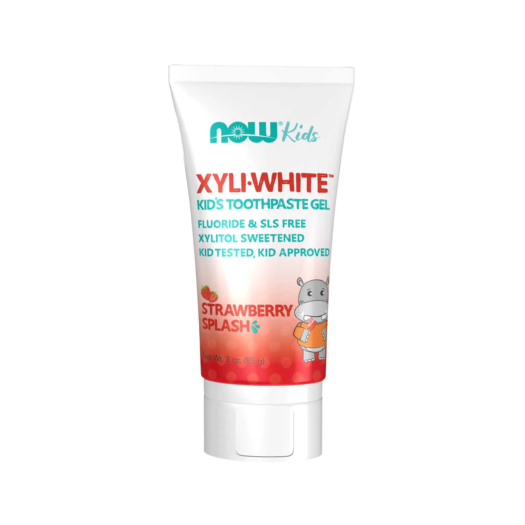 NOW Kids XyliWhite Kid's Toothpaste Gel - Strawberry Splash